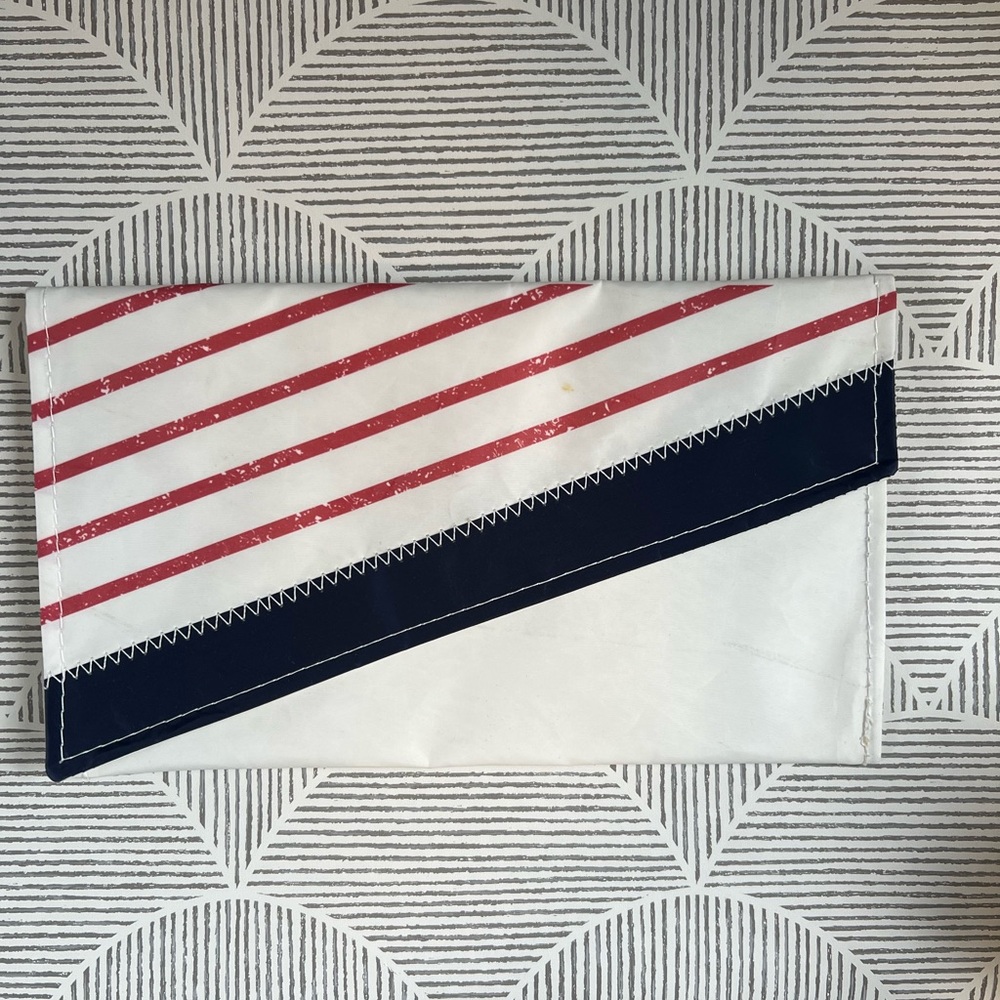 Authentic Maine Seabags x Sperry - envelope clutch